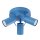 Deckenspot schwenkbar Stahl Hellblau GU10 L:25,7 cm