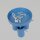 Deckenspot schwenkbar Stahl Hellblau GU10 L:25,7 cm