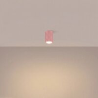 Aufbauspot Aluminium Rosa GU10 Ø6,5 cm blendarm...