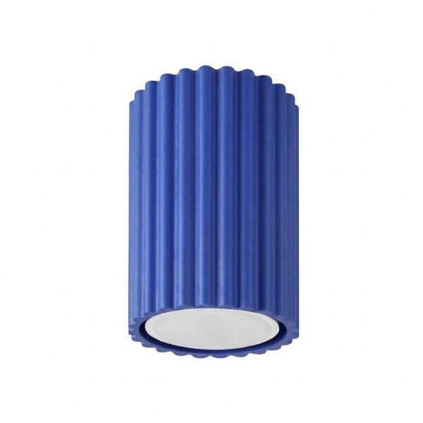 Aufbaustrahler Aluminium Ultramarin GU10 Ø6,5 cm