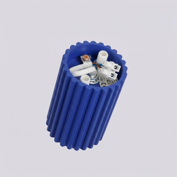 Aufbaustrahler Aluminium Ultramarin GU10 Ø6,5 cm