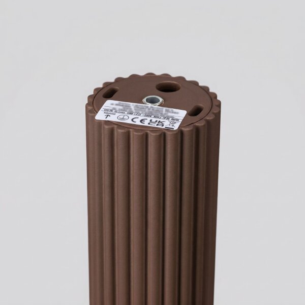 Aufbaustrahler Aluminium Braun GU10 Ø6,5 cm blendarm
