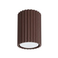 Aufbaustrahler Aluminium Braun GU10 Ø6,5 cm blendarm