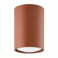 Aufbaustrahler Stahl Ocker GU10 Ø6 cm modern rund