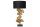 Tischlampe Marmor Metall Stoff 90 cm E27 Ginko Blätter