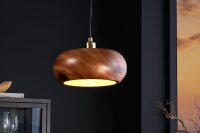 Hängeleuchte Holz Eisen Ø 25 cm H: max. 135...