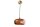 Hängeleuchte Holz Eisen Ø 25 cm H: max. 135 cm rund E14