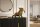 Dekolampe Tisch 35 cm lang Hund in Gold Statue für E14