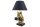 Tischleuchte Deko Boxer 56 cm E27 in Gold Schwarz Handarbeit