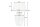 Tischlampe Glas Kork Stoff 75 cm hoch befüllbar E27