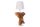 Akku Tischlampe LED Touch Dimmer IP54 Treibholz Metall Unikat