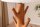 Nachttischlampe Holz Stoff 58 cm hoch E27 Modern Unikat