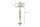 Stehlampe Holz Stoff 131 cm hoch Natur Beige Modern E27