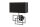 Wandlampe Metall Stoff 44 cm hoch in Silber Schwarz E27