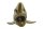 Wandlampe Grau Gold H: 23 cm Hai Figur Handarbeit E27
