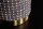 Nachttischlampe E27 61 cm Stahl Seegras Leinen in Braun Gold