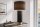 Tischlampe Schwarz Gold 70 cm hoch E27 Keramik Stoff