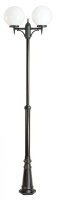 Gartenlaterne 2-flammig Schwarz E27 IP43 H:290 cm XXL