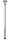 LED Stra&szlig;enlaterne Stahl Dunkelgrau 3000K IP65 H:438 cm