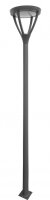 LED Mastleuchte Stahl Dunkelgrau 4000K IP65 H:318 cm