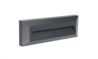 LED Wandlampe Dunkelgrau 2700/4500/6000 K IP65 B:23 cm