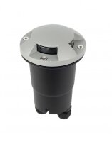 Bodeneinbaustrahler Aluminium Grau GU10 IP67 B:10 cm