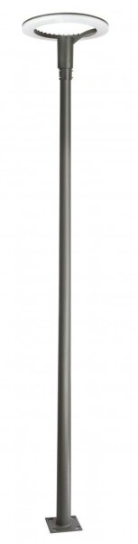 LED Mastleuchte Dunkelgrau 4000K IP65 H:300 cm