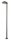 LED Mastleuchte Stahl Dunkelgrau 3000K H:290 cm