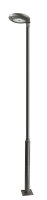 LED Mastleuchte Stahl Dunkelgrau 3000K IP65 H:410 cm