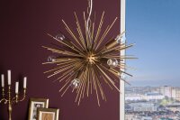 Dekorative Pendelleuchte in Gold kunstvoll ISADIA