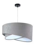 Lampe suspendue Table de salle à manger Gris Blanc...