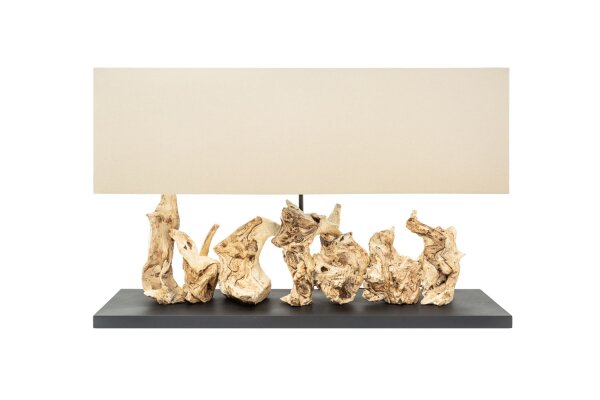 Treibholz Tischlampe PECIOS Modern Design Unikat