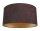 Lampe &agrave; suspendre marron or r&eacute;tro ronde table &agrave; manger