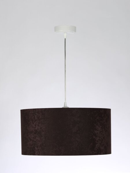 Lampe suspendue Table de salle à manger Marron Blanc Rétro ronde Lampe