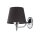 Wandleuchte ALAION in Graphit Chrom Wohnzimmer