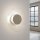 LED Wandleuchte Beige Transparent Stahl 4000K B:28 cm