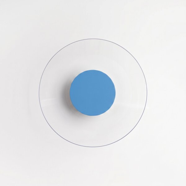 LED Wandleuchte Hellblau Transparent 3000K B:28 cm
