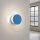 LED Wandleuchte Hellblau Transparent 4000K B:28 cm