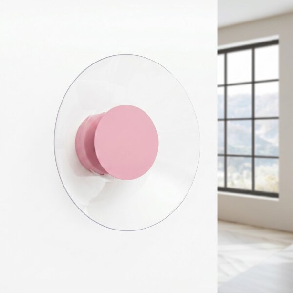 LED Wandleuchte Pink Transparent Stahl 4000K B:28 cm