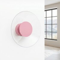LED Wandleuchte Pink Transparent Stahl 4000K B:28 cm