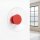 LED Wandleuchte Rot Stahl Plexiglas 3000K B:28 cm rund