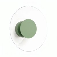 LED Wandleuchte Salbei Transparent Stahl 3000K B:28 cm