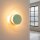 LED Wandleuchte Salbei Transparent Stahl 3000K B:28 cm