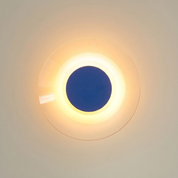LED Wandleuchte Ultramarin Stahl 3000K B:28 cm rund