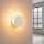 LED Wandleuchte Weiß Plexiglas Stahl 3000K B:28 cm