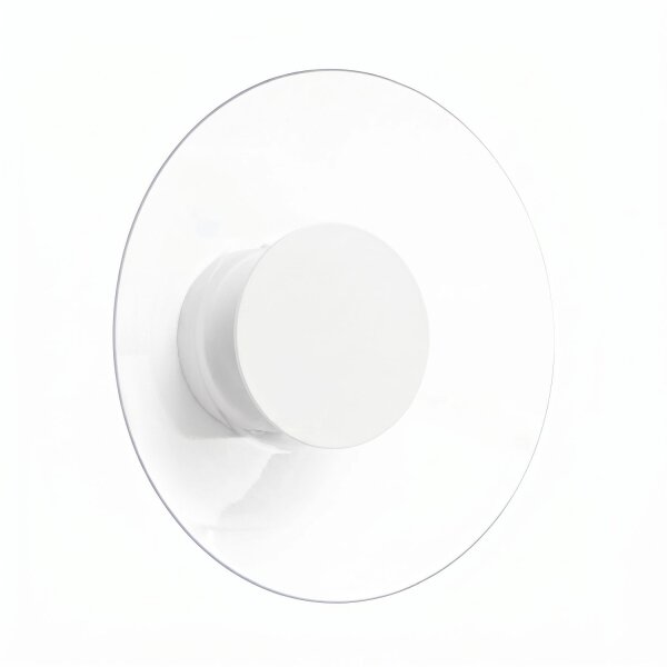 LED Wandleuchte Weiß Plexiglas Stahl 4000K rund B:28 cm