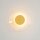 LED Wandleuchte Gelb Plexiglas Stahl 3000K rund B:28 cm