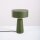 Tischlampe schwenkbar Olivgrün G9 H:28 cm Ø20 cm Modern