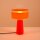 Tischlampe verstellbar Rot G9 H:28 cm Modern dekorativ