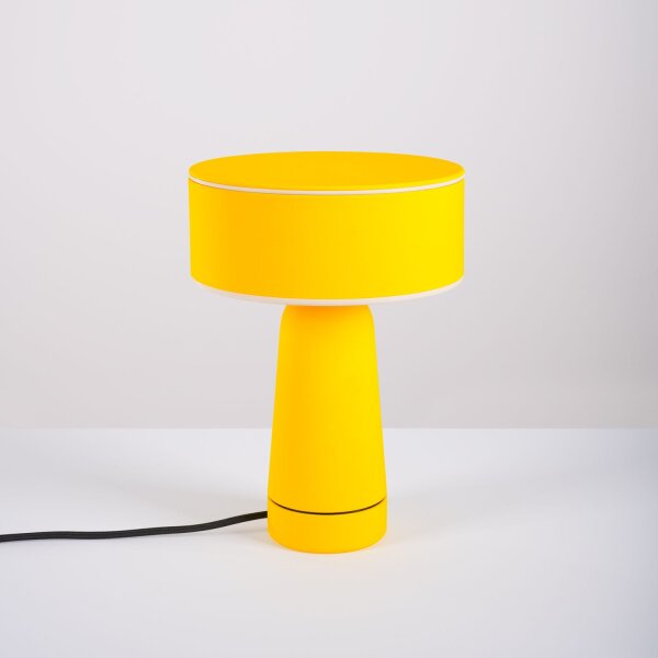 Tischlampe flexibel Gelb G9 H:28 cm Ø20 cm dekorativ